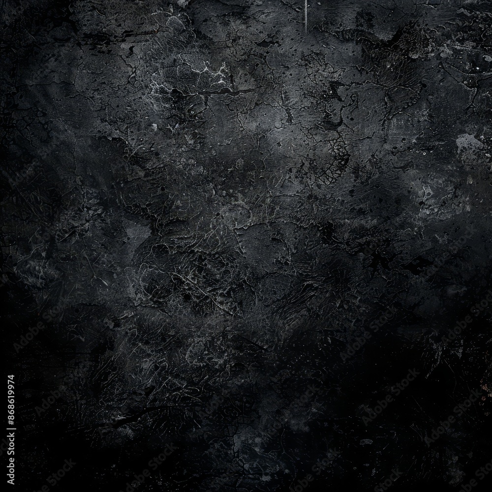 A dark grunge background texture for design, featuring rough and worn textures with subtle hints of light in the corners. It's perfect as an overlay or for creating urbanstyle designs. The black color A dark grunge background texture for design, featuring rough and worn textures with subtle hints of light in the corners. It's perfect as an overlay or for creating urbanstyle designs. The black color