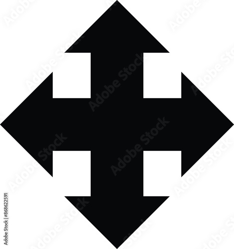 Free Download quad arrow new design vector - GFXLoad