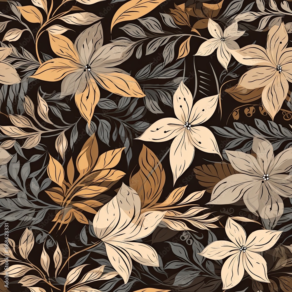 abstract seamless floral pattern abstract seamless floral pattern