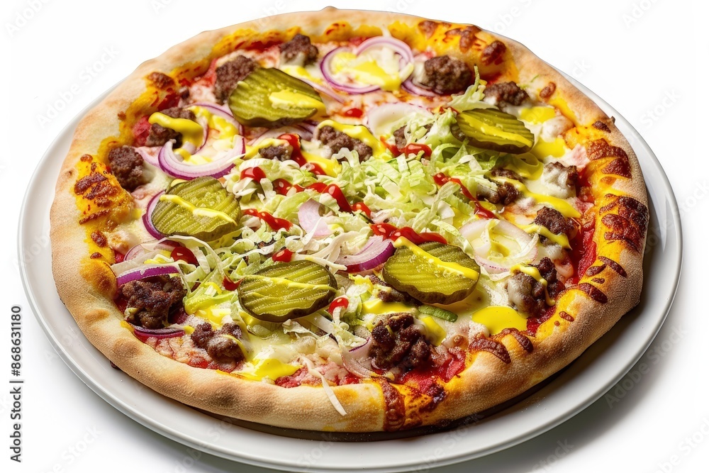 Cheeseburger Pizza: A Savory and Gooey Indulgence Cheeseburger Pizza: A Savory and Gooey Indulgence