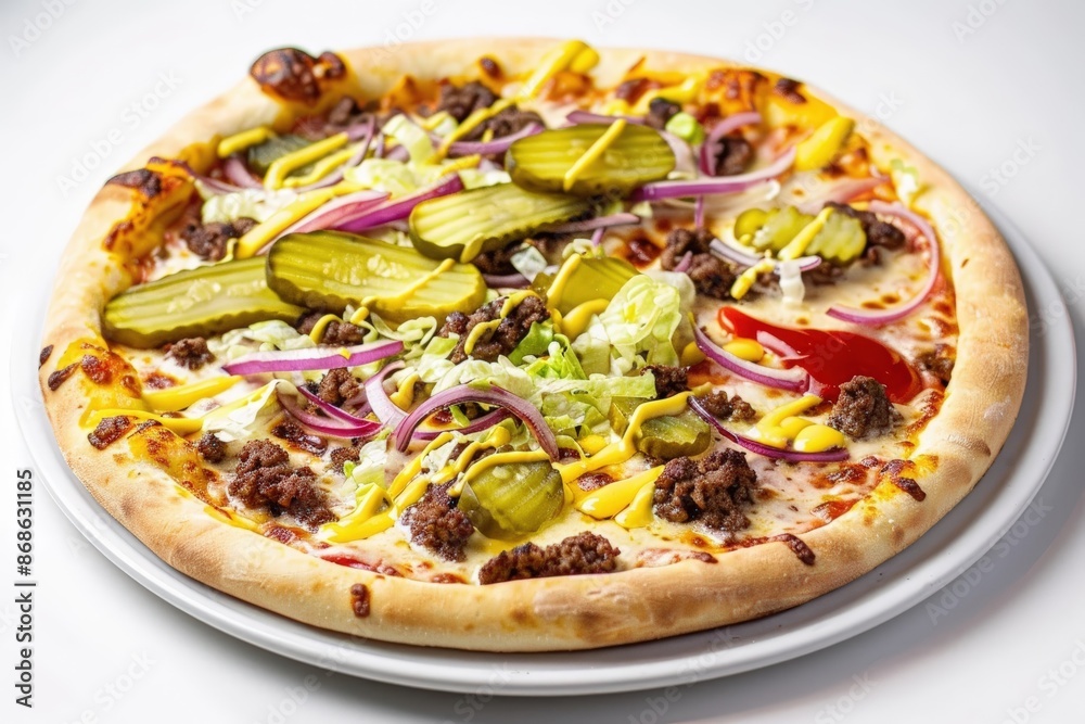 Homemade Cheeseburger Pizza: A Gourmet Delight Homemade Cheeseburger Pizza: A Gourmet Delight