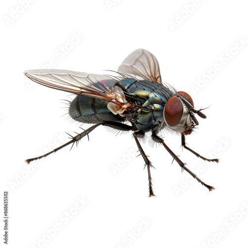 Photo of Fly insect isolated on transparent background