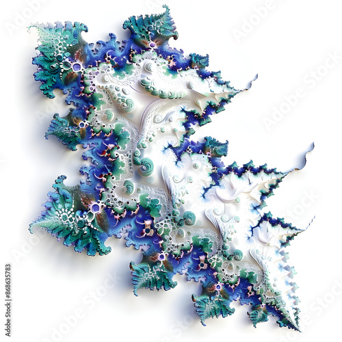 Mandelbrot Fractal with a White Background