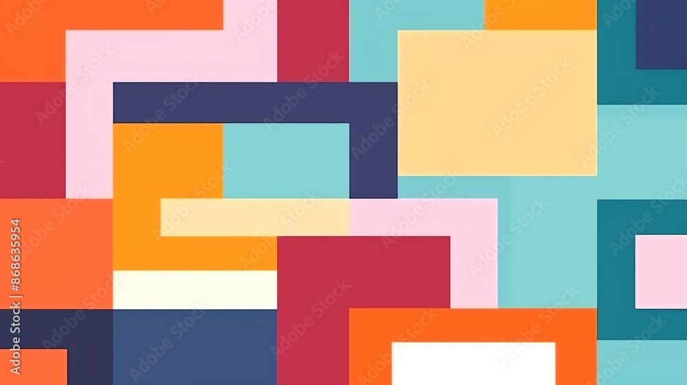 Abstract geometric background with colorful rectangular shapes, perfect for modern design and vibrant visual projects. Abstract geometric background with colorful rectangular shapes, perfect for modern design and vibrant visual projects.