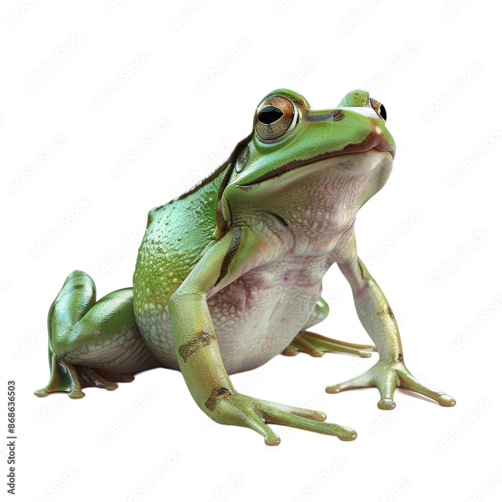 Obraz premium Photo of Frog isolated on transparent background