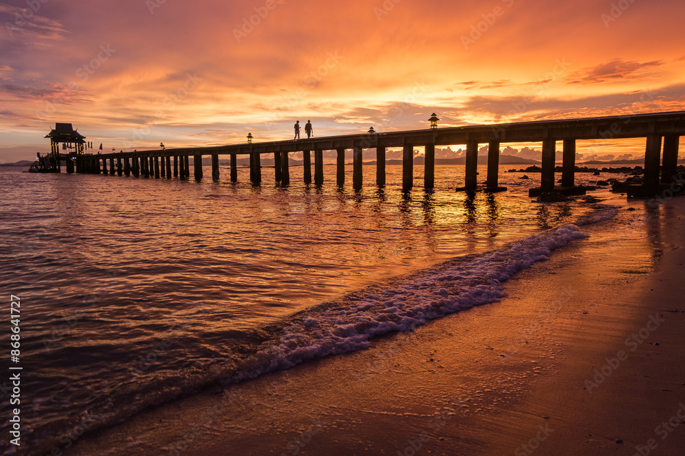 Thailand pier on Ko Yao Yai island Thailand pier on Ko Yao Yai island