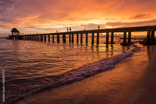 Thailand pier on Ko Yao Yai island