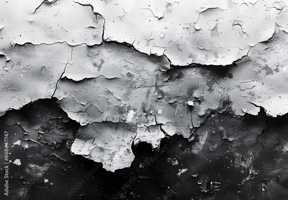 Obraz premium Peeling Paint Texture on Wall