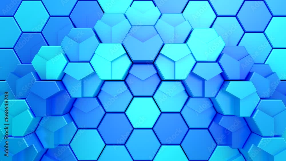 Geometric Shapes Form a Wave. Abstract motion, two color, 3d rendering, 4k resolution
Geometric Shapes Form a Wave. Abstract motion, two color, 3d rendering, 4k resolution