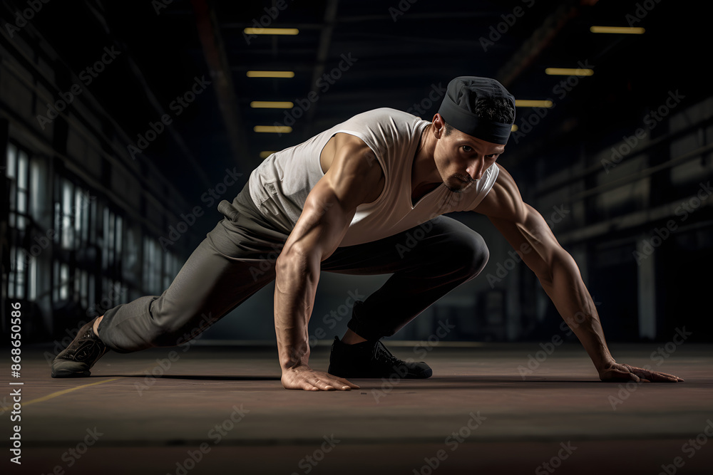 man stretching on all fours, man stretching his body man stretching on all fours, man stretching his body