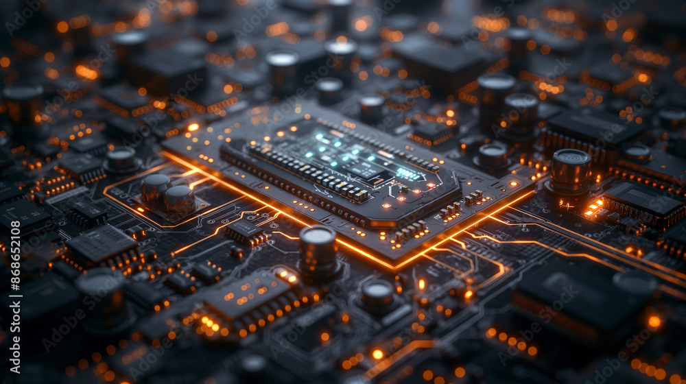 Next-gen chip on an advanced technology motherboard Next-gen chip on an advanced technology motherboard