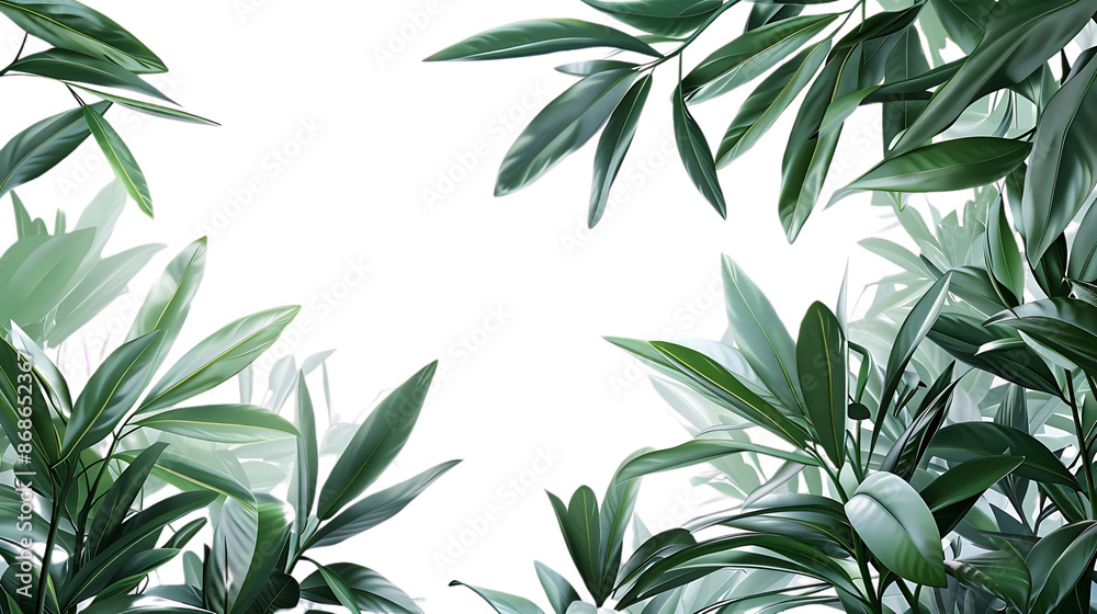 Green Leaf Abstract Background Illustration Green Leaf Abstract Background Illustration