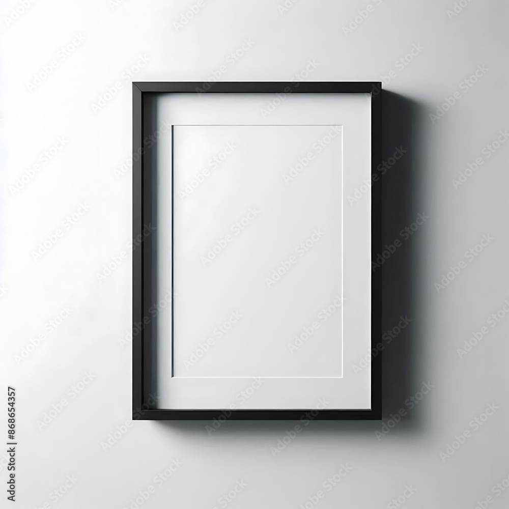 photo frame on wall. white photo frame. photo frame on wall. white photo frame.