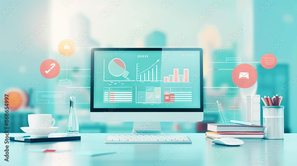 A comprehensive guide to labor law compliance displayed on a highresolution screen, detailed information, professional setting A comprehensive guide to labor law compliance displayed on a highresolution screen, detailed information, professional setting
