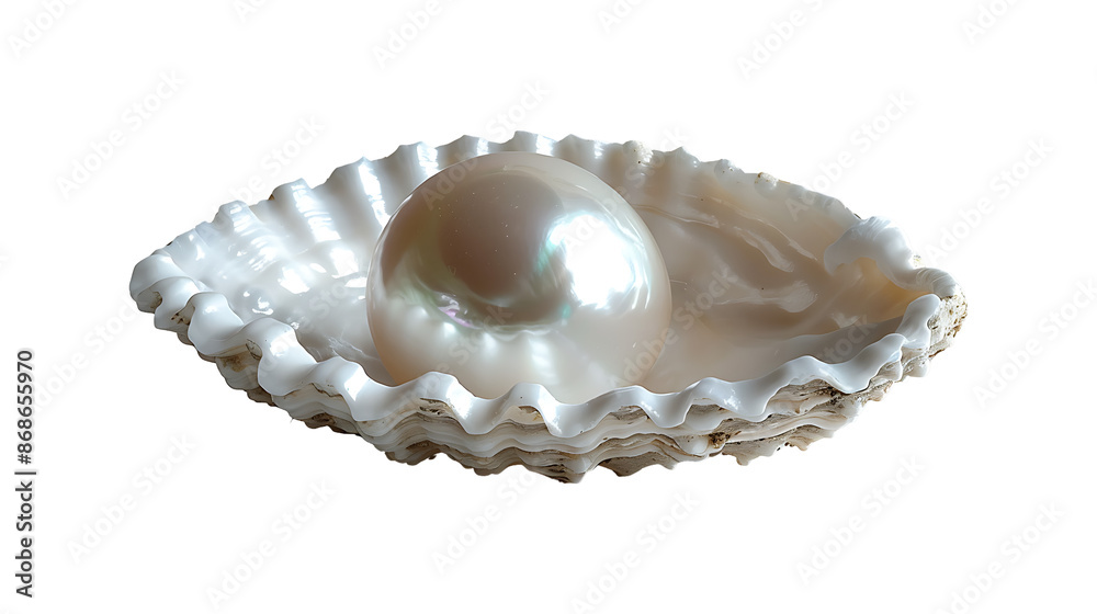 Pearl on a transparent background Pearl on a transparent background
