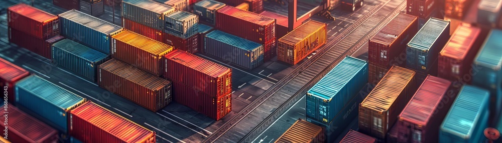 Fototapeta premium Design visually appealing graphics depicting the documentation required for importing goods