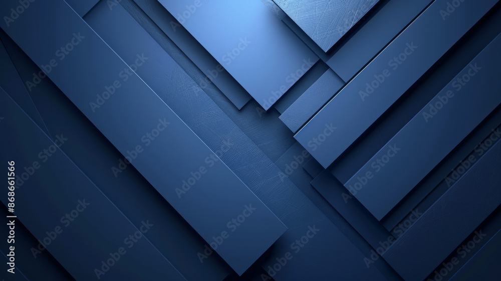 Abstract blue background, Generative Ai.
