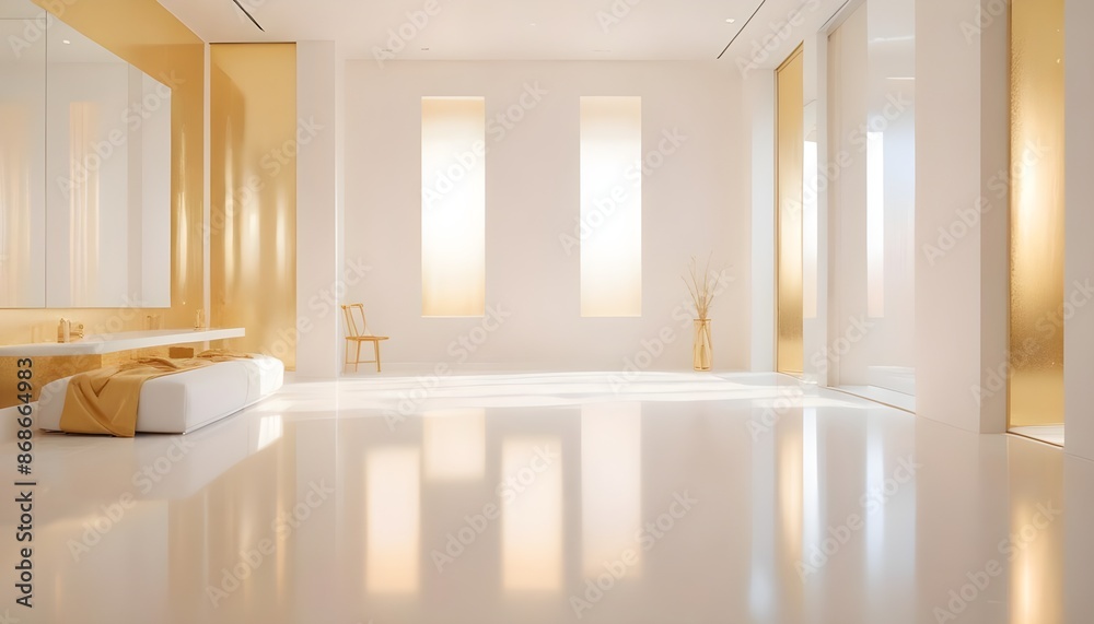 Photo interior modern design room 3d illustration Photo interior modern design room 3d illustration