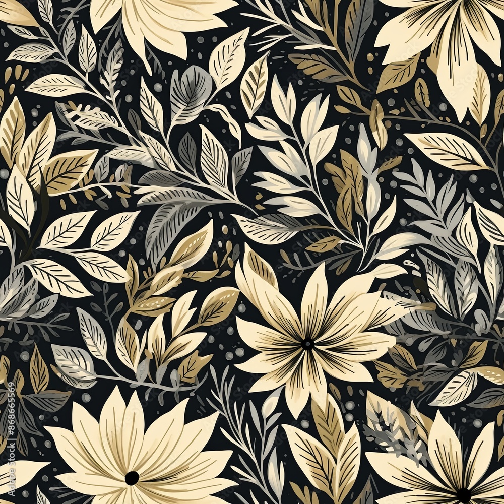 abstract seamless floral pattern abstract seamless floral pattern