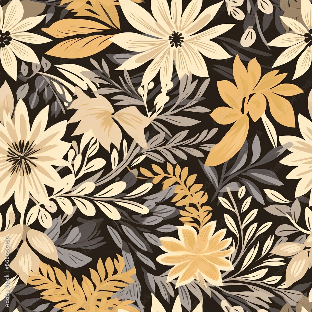 abstract seamless floral pattern abstract seamless floral pattern