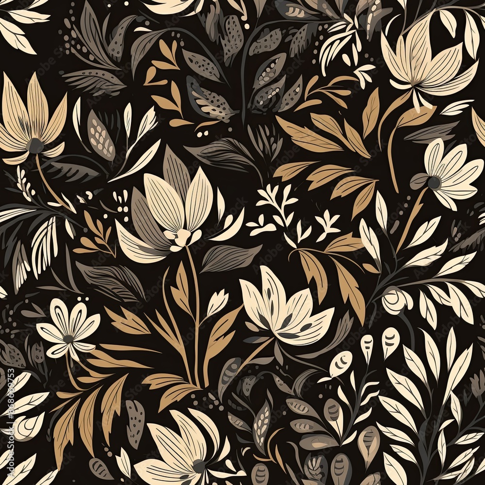 abstract seamless floral pattern abstract seamless floral pattern