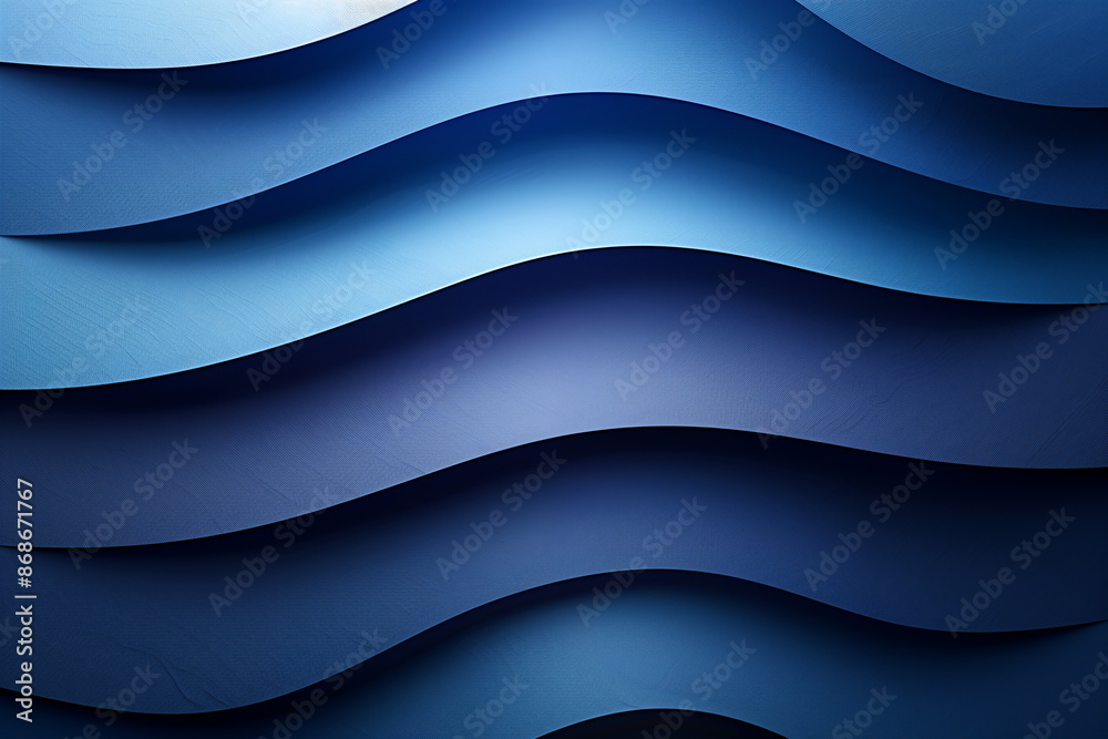Obraz premium abstract blue wave background