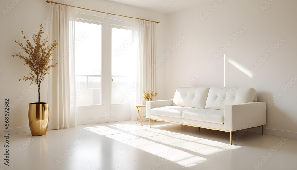 Photo interior modern design room 3d illustration Photo interior modern design room 3d illustration