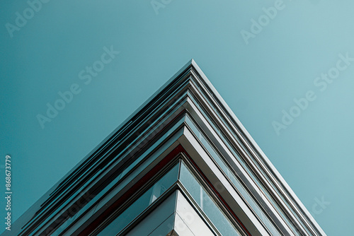Photography Low angle view of a modern building against sky