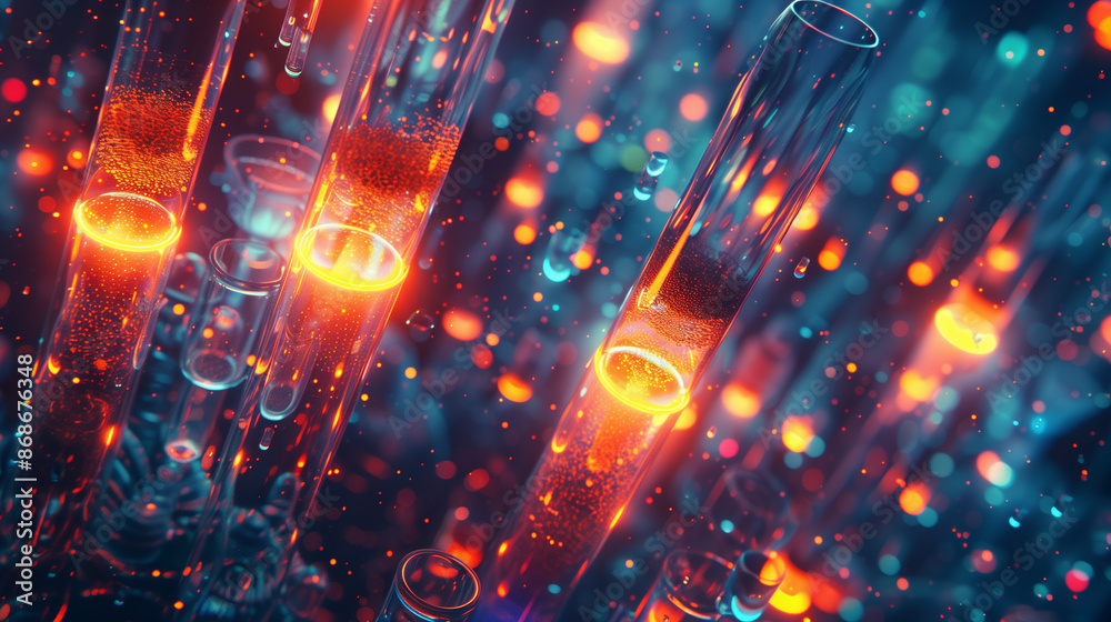 Fototapeta premium Science biology and chemistry concept