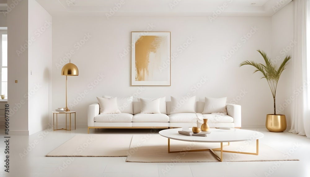 Photo interior modern design room 3d illustration Photo interior modern design room 3d illustration
