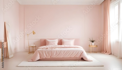 Photo interior modern design room 3d illustration