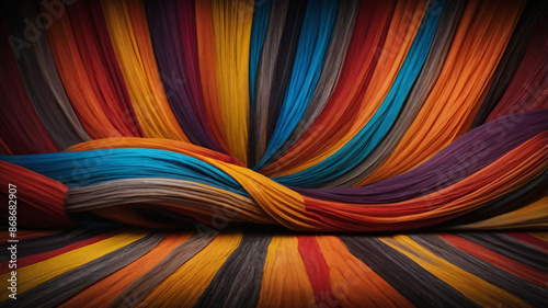 Hispanic heritage month background with traditional latin America countries colors