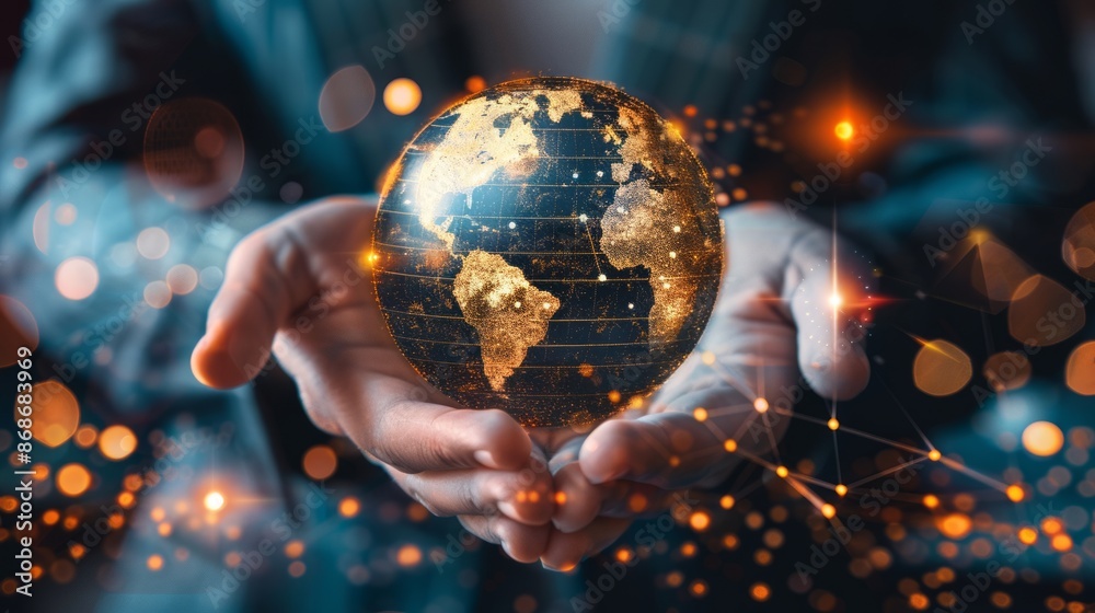 Economic growth on global business network , Business strategy. Economic growth on global business network , Business strategy.