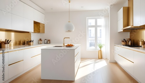 Photo interior modern design room 3d illustration