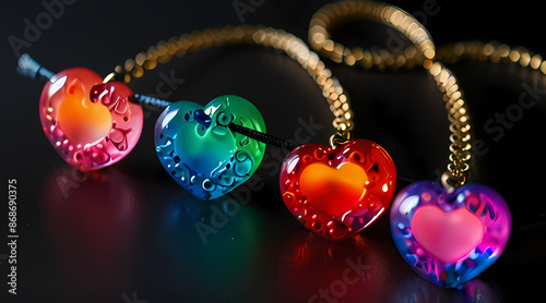 Orbeez Heart Necklace photo