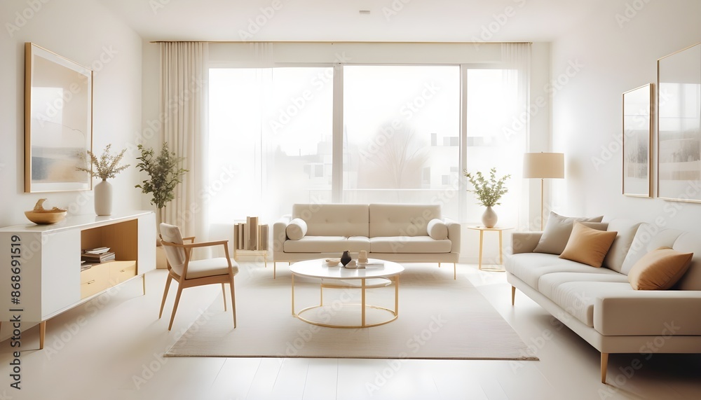 Photo interior modern design room 3d illustration Photo interior modern design room 3d illustration