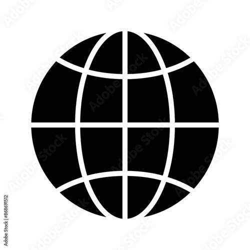 globe icon for web symbols