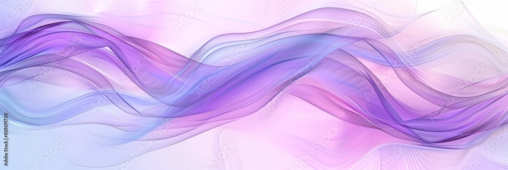 Colorful abstract circles and waves pattern with lilac gradient Colorful abstract circles and waves pattern with lilac gradient