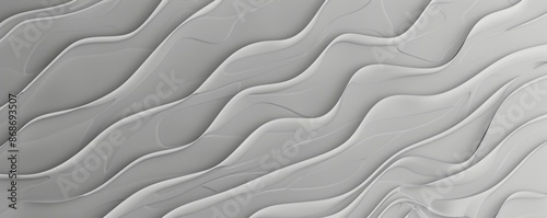 Waved background. Hand drawn waves. Seamless wallpaper on horizontal surface. Multiple lines in a stripe pattern. Line art for banners, flyers, and posters.