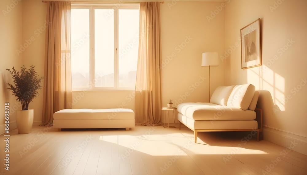 Photo interior modern design room 3d illustration Photo interior modern design room 3d illustration
