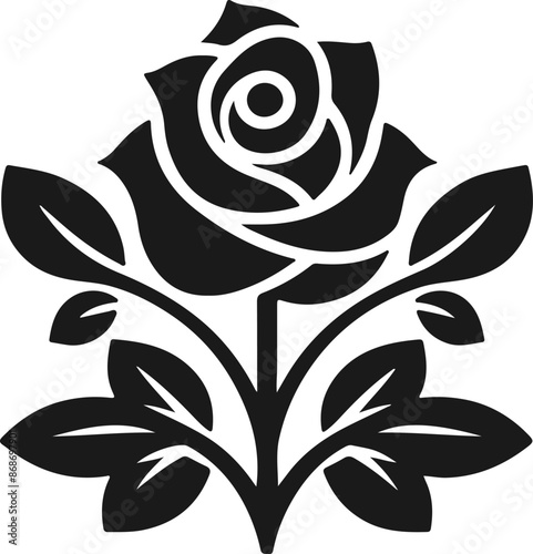 creative flower logo icon with a white background