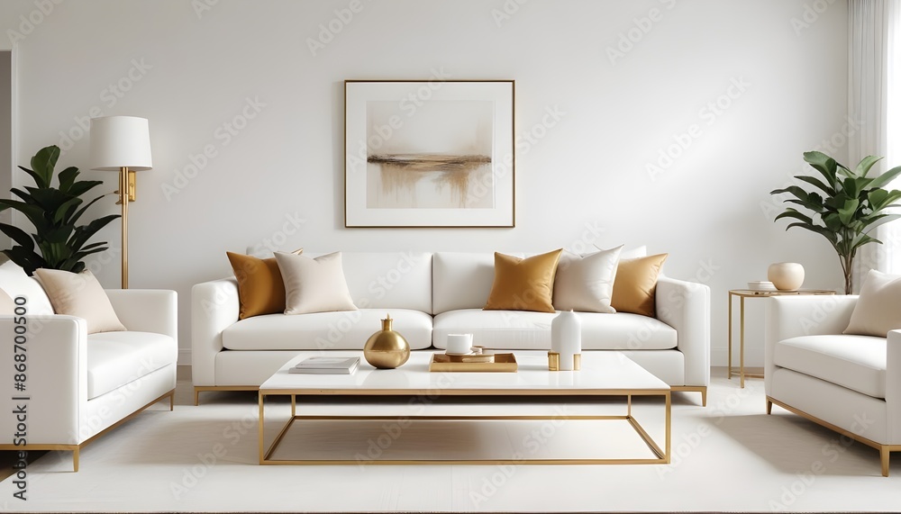 Photo interior modern design room 3d illustration Photo interior modern design room 3d illustration