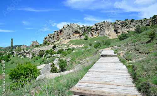 Midas Ancient City and Yazilikaya Monument are in Eskisehir, Turkey. photo