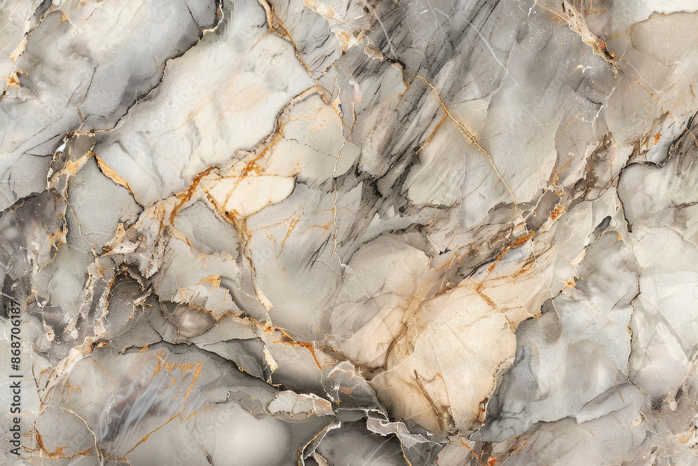 A stone wall with a pattern of brown and white A stone wall with a pattern of brown and white