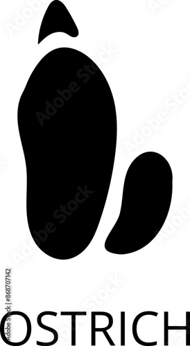 Animals footprints. Realistic Prints wildlife foot icon, bird paw, pets footstep silhouette, print hoofed feet. Cat, dog, wolf, chicken, horse and other vector illustrations.