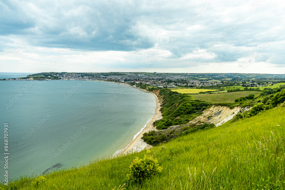 Kleine Wandertour zu den Old Harry Rocks vor den Toren der Hafenstadt von Swanage - Dorset - Vereinigtes Königreich Kleine Wandertour zu den Old Harry Rocks vor den Toren der Hafenstadt von Swanage - Dorset - Vereinigtes Königreich
