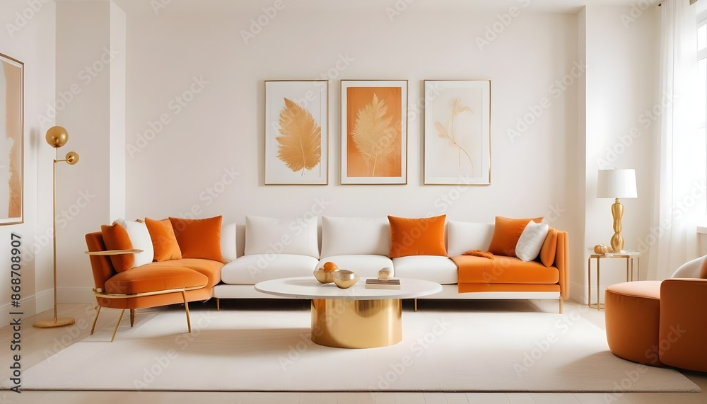 Photo interior modern design room 3d illustration Photo interior modern design room 3d illustration