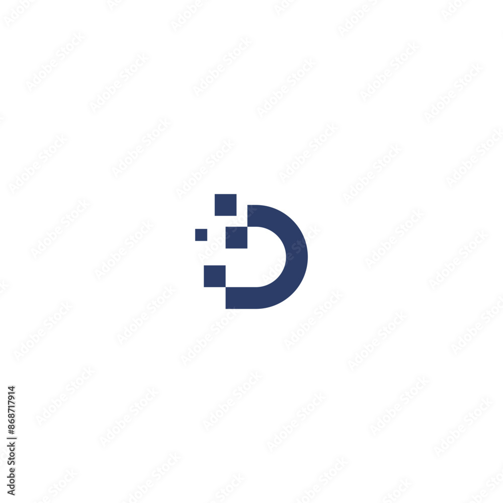 D TECHNOLOGY logo design template D TECHNOLOGY logo design template