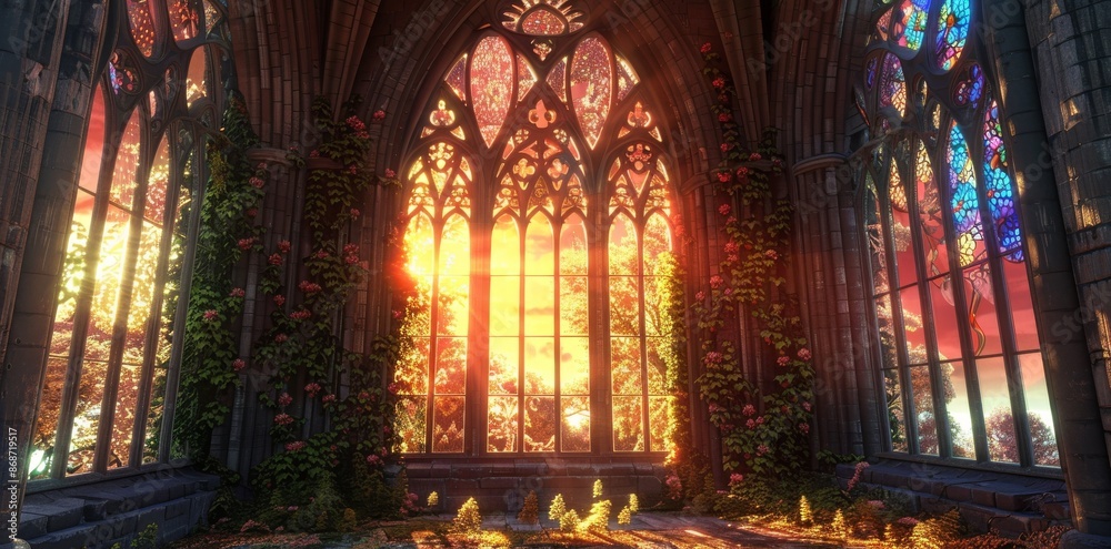 With a dramatic sky, this Gothic cathedral is ideal for architecture and religious themes, conveying history and spirituality. With a dramatic sky, this Gothic cathedral is ideal for architecture and religious themes, conveying history and spirituality.