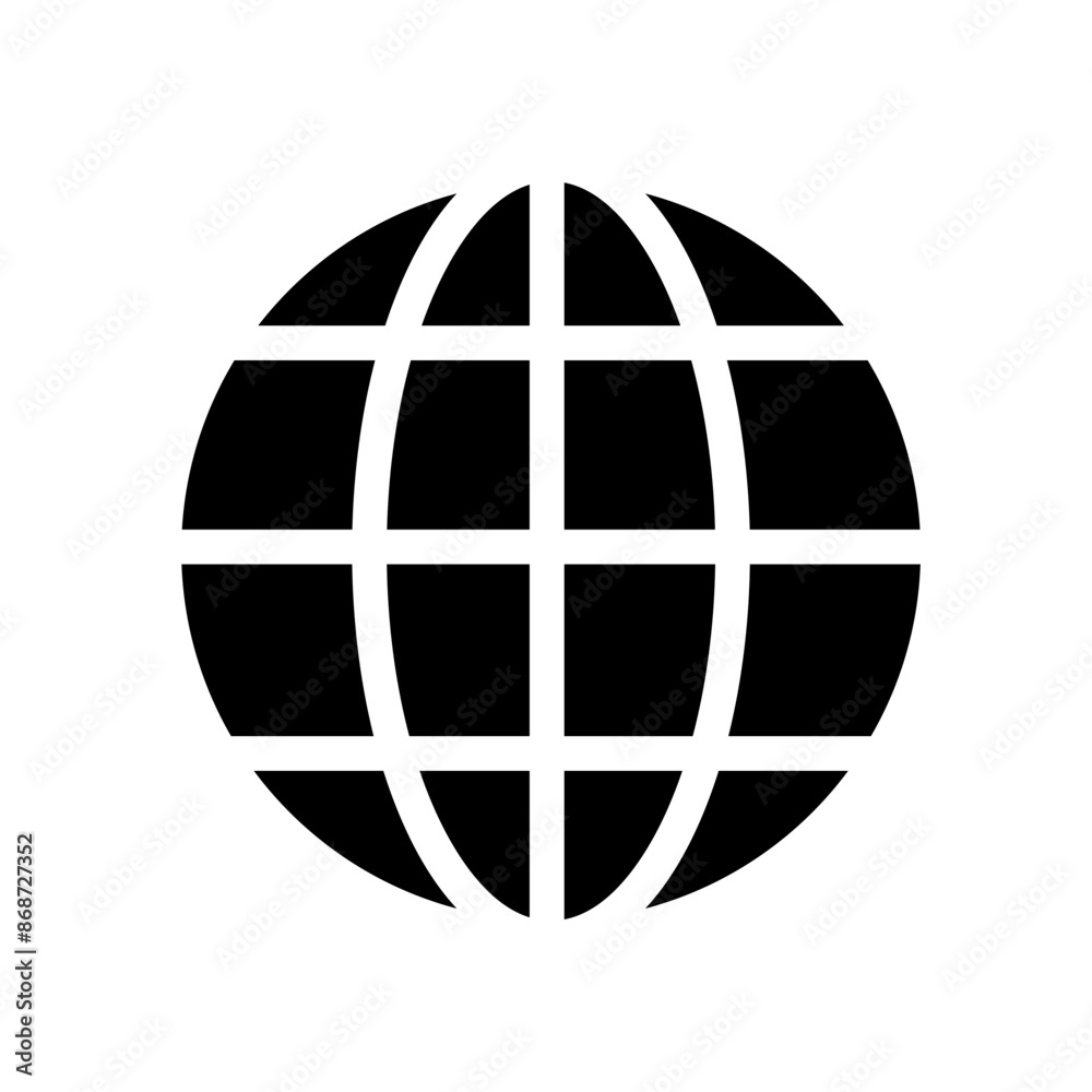 world, globe, internet - vector icon world, globe, internet - vector icon